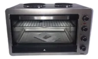 Horno Electrico De 70 Litros Con Anafe 2 Hornallas Neba