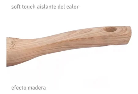 Sarten De Ceramica 24 Cm Crema Mango Soft Touch Hudson - Imagen 3