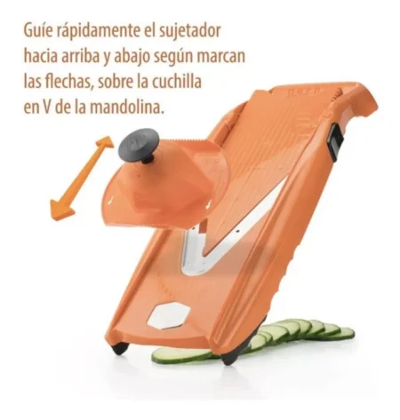 Mandolina Borner 5 Piezas Naranja V5 - Imagen 6