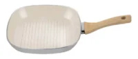 Bifera Hudson De Ceramica Antiadherente 26x26 Cm Crema