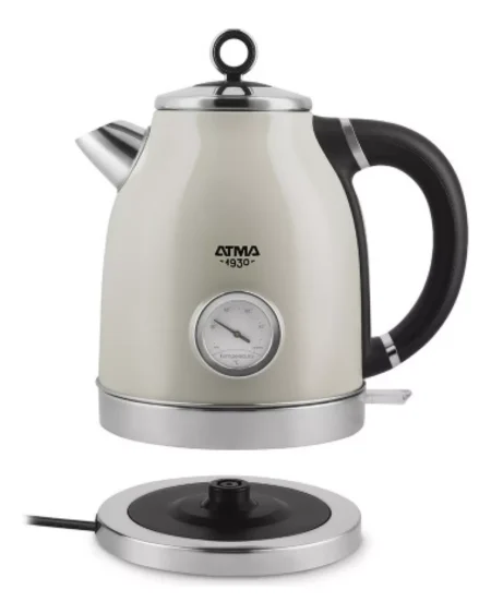 Pava Electrica Vintage Crema 1,7 Litros Atma Peat21vcp - Imagen 2