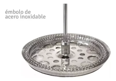 Cafetera Vidrio Acero Inoxidable Prensa Hudson 800 Ml Cobre - Imagen 2