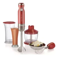 Mixer Licuadora De Mano Peabody Roja Pe-lma327r 800w