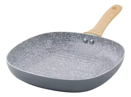 Bifera Antiadherente Hudson De Aluminio Granito De 26x26cm