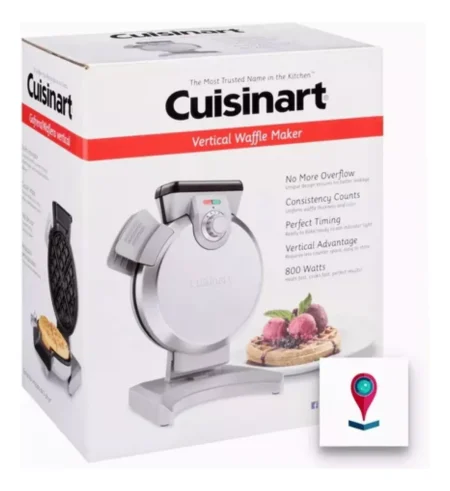 Waflera Vertical Cuisinart 800 W 5 Niveles Inox Wafv100ar - Imagen 4