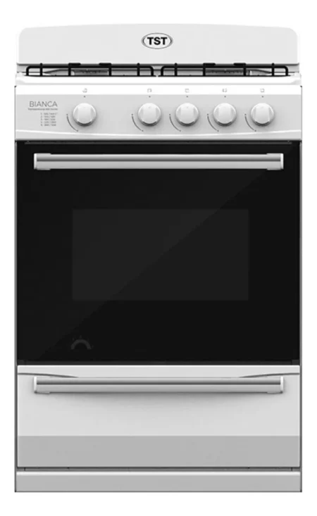 Cocina Multigas 4 Hornallas 58 Cm Puerta Visor Bianca Tst