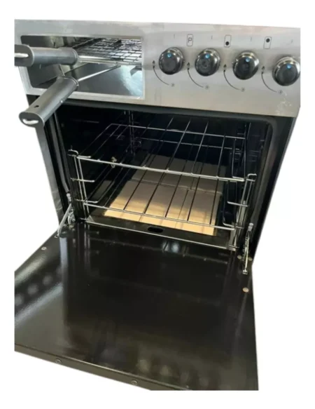 Cocina Ciega A Gas 2 Hornallas Plancha Y Tostador De Paolo - Imagen 5