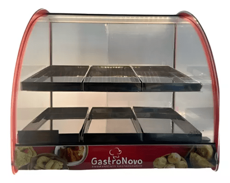 Mantenedor Comida Caliente Curvo Luz Led Gastronovo - Imagen 4