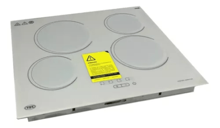 Anafe Vitroceramico Electrico De 4 Hornallas Blanco Tst - Imagen 2