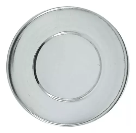 Plato De Acero Inoxidable Gastronomico Para Te 14cm