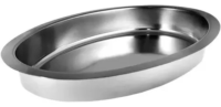 Fuente Legumbrera Oval Acero Inoxidable 29cm