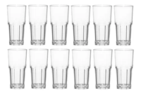 Vaso De Vidrio Nadir Bristol Trago Largo 340ml X12