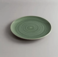 Plato Playo De Entrada 24 Cm Emerald Porcelana