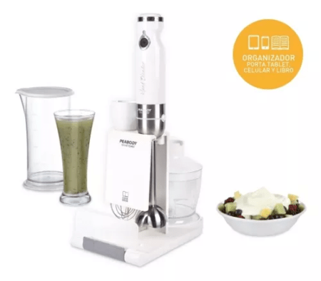 Mixer Peabody Blanca Licuadora De Mano Pe-lma327b - Imagen 6