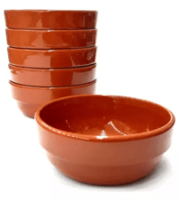 Bowl Cerámica Cazuela Barro 14 Cm X6