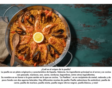 Paellera De Chapa Gastronómica Con Asas 34 Cm Color Gris - Imagen 4