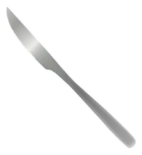 Cuchillo De Asado Liso Carol Acero Pack X12