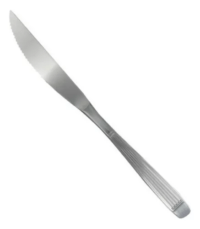 Cuchillo De Mesa Mango Rayado Carol Asado Pack X12