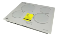 Anafe Vitroceramico Electrico De 4 Hornallas Blanco Tst