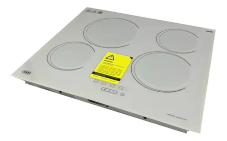 Anafe Vitroceramico Electrico De 4 Hornallas Blanco Tst
