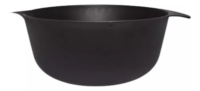 Bowl Batidor Con Pico Vertedor Carol 4l Negro