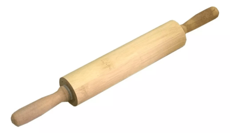 Palo De Amazar De Madera Giratorio Rodillo De Cocina 41 Cm - Imagen 2
