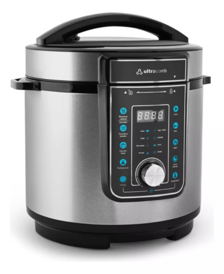 Olla Electrica A Presion Ultracomb Ps4006 1000w 6lts Digital - Imagen 3