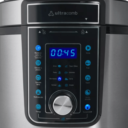 Olla Electrica A Presion Ultracomb Ps4006 1000w 6lts Digital - Imagen 4