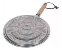 Difusor De Calor Hornalla Hojalata Ollas Con Mango Madera