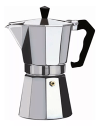 Cafetera Italiana 12 Pocillos Aluminio Café Clasica