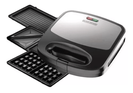 Sandwich Maker Black & Decker Sandwichera Waflera Grill