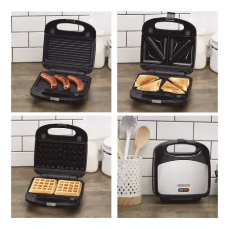 Sandwich Maker Black & Decker Sandwichera Waflera Grill - Imagen 3