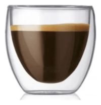Vaso Arezzo Para Expresso 80ml Doble Pared
