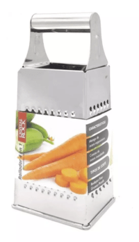 Rallador 4 Caras De Acero Inoxidable Con Mango