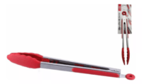 Pinza De Acero Inoxidable Punta De Silicona Crystalrock 30cm