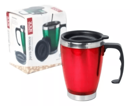 Jarro Mug Termico De Acero Inoxidable 450ml Crystal Rock