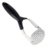 Pisa Papa Plegable Acero Inoxidable Mango Plastico Pisapapas
