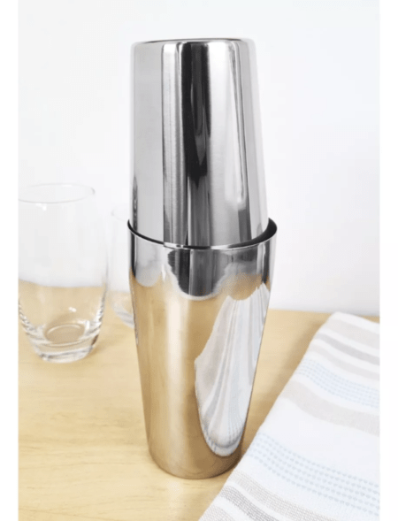 Coctelera Acero Inoxidable Boston 550 Ml Color Plateado - Imagen 2