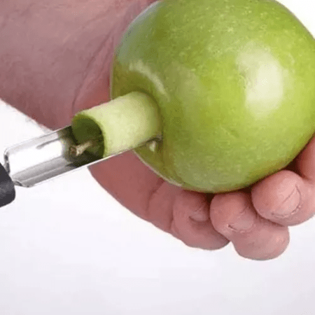 Ahuecador Manzana Descarozador Acero Inoxidable Crystal Rock - Imagen 5