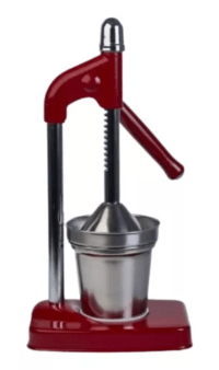 Exprimidor Manual De Citricos Mesada Rojo Fundicion