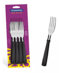 Tenedor De Acero Inoxidable New Kolor Tramontina X12