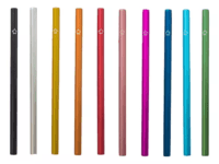 Kit De 10 Sorbetes Pajita 14cm Reutilizables Marlim
