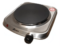 Anafe Electrico 1 Hornalla Bajo Consumo Alpaca 1500w Cocina Color Plateado