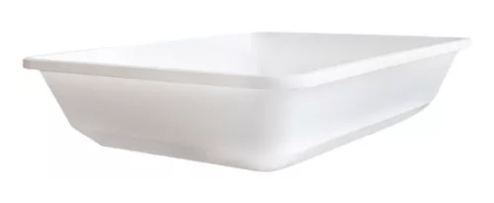 Batea Bandeja Rectangular Gastronomica Plastica 41x30 X10u. - Imagen 3