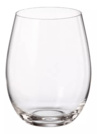Set X12 Vaso Copa Sin Tallo Pie 560ml Cristal Bohemia