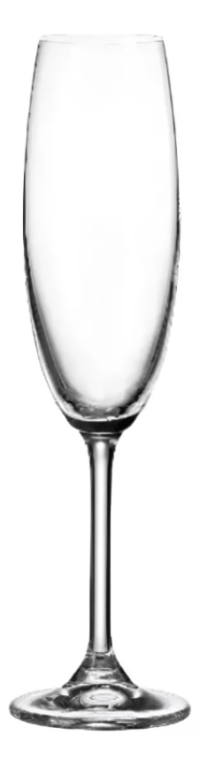Set X6 Copa Champagne De Cristal Maxima Bohemia