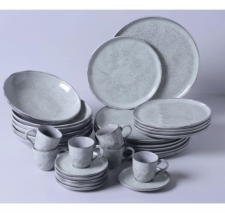Set X6 Plato Playo 27.5cm Pistache Porto Brasil Stoneware - Imagen 5