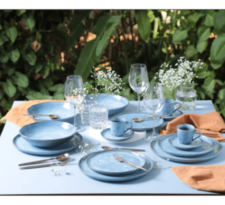 Set X6 Plato Playo 27.5cm Breeze Porto Brasil Stoneware - Imagen 4