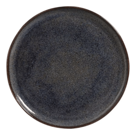 Set X4 Plato Playo 27.5cm Titanium Porto Brasil Stoneware
