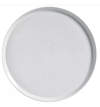 Set X 6 Plato Playo 27.5cm New White Porto Brasil Stoneware